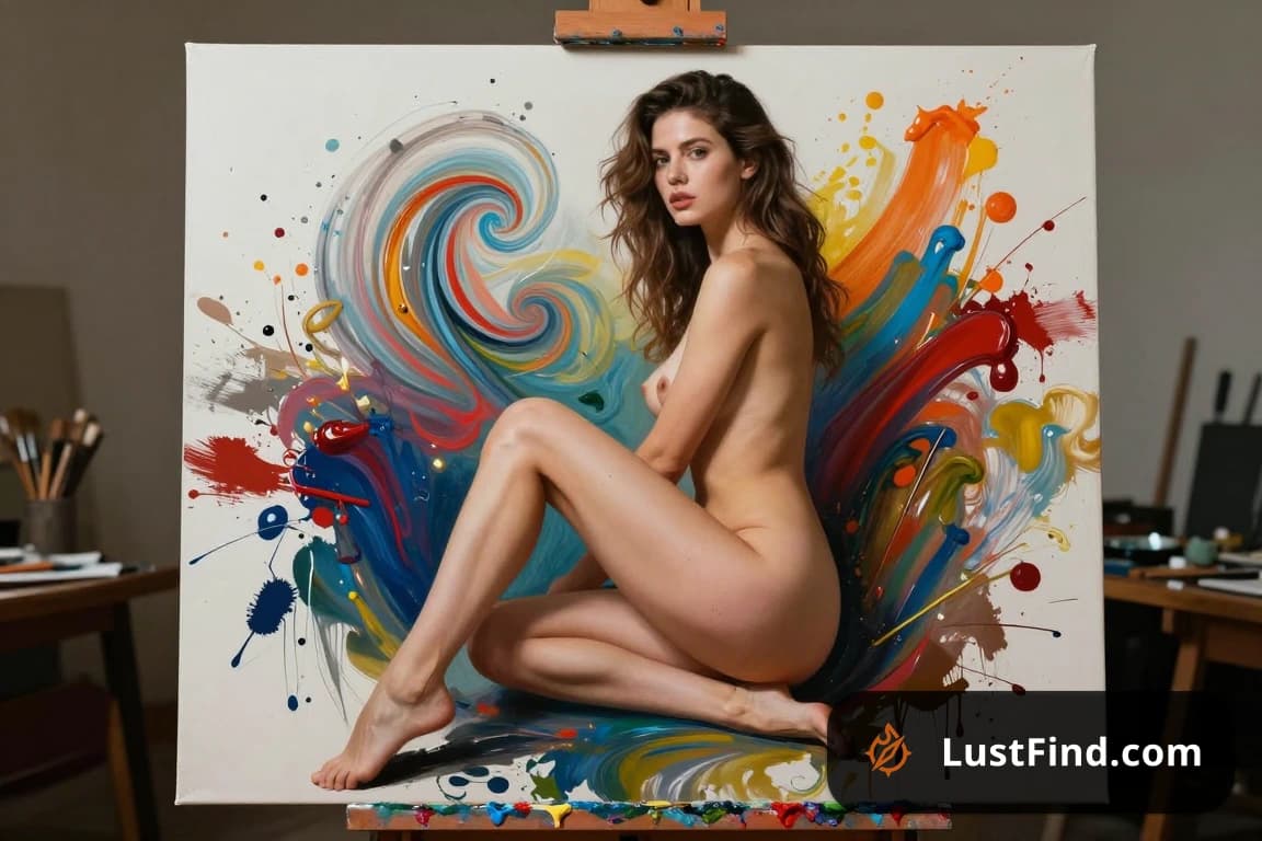 NSFW Art Generator screenshot 1 - site preview