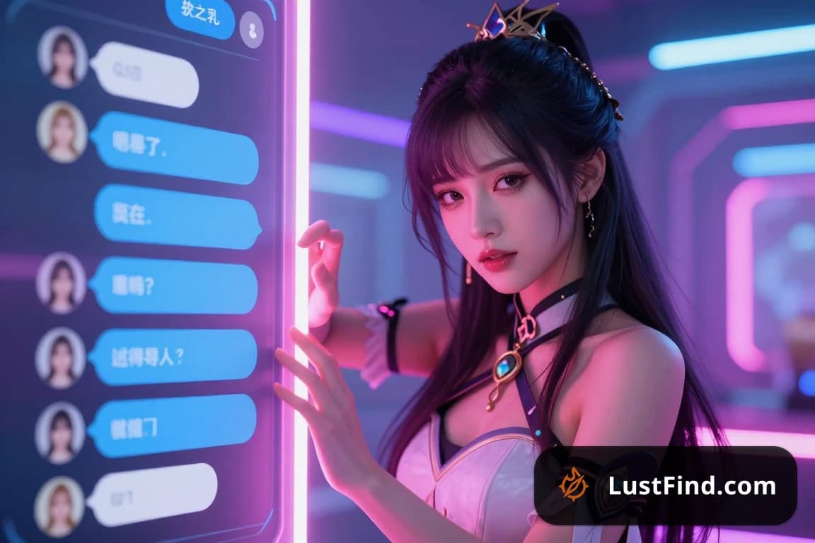 CrushOn AI screenshot 1 - site preview