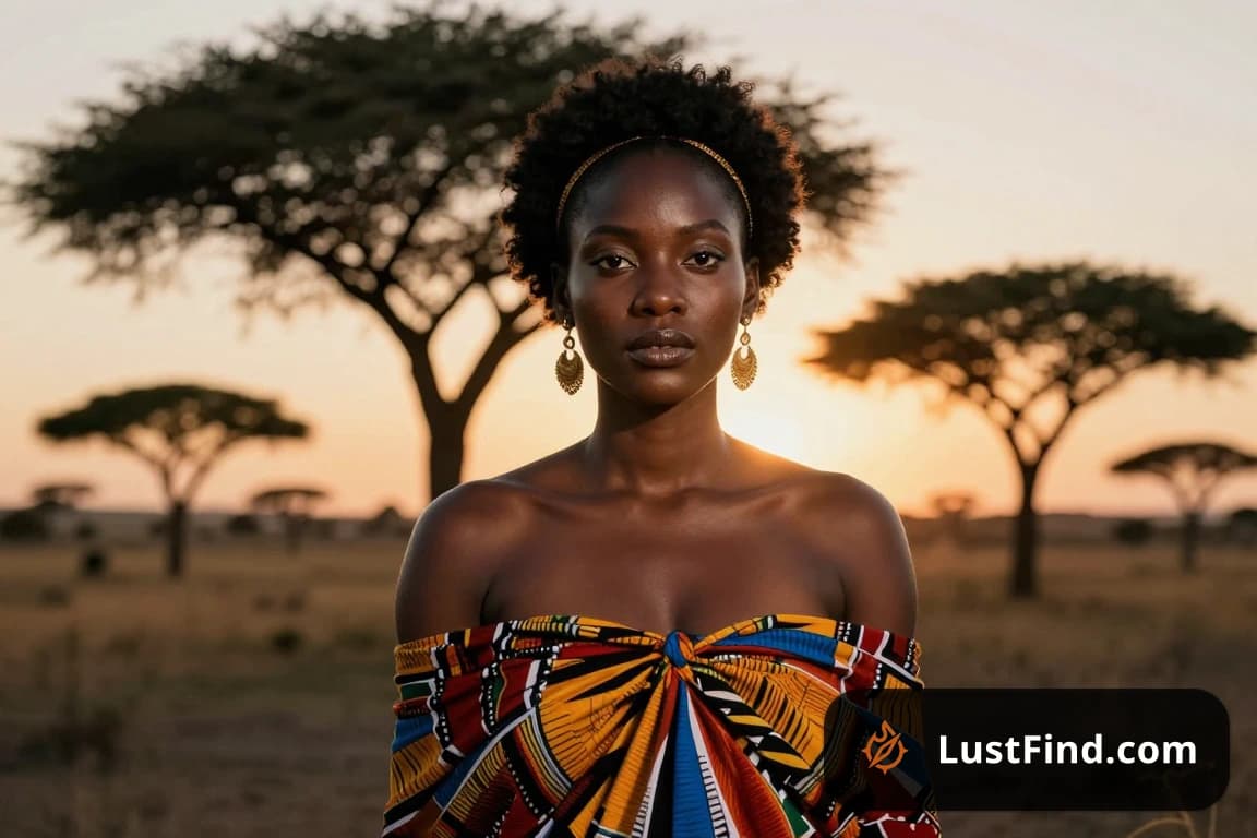 TopEscort Africa screenshot 1 - site preview